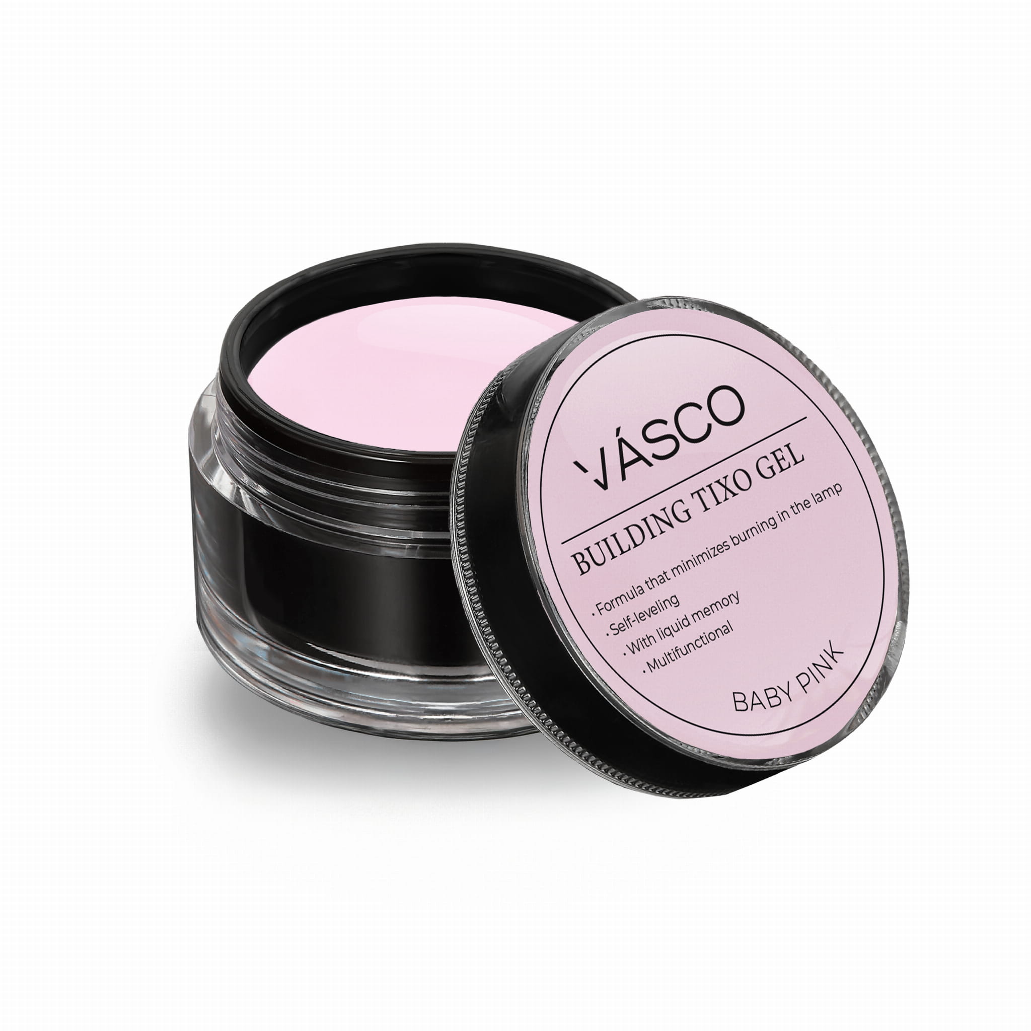 Gel de construction Tixo Baby Pink Vasco 15 ml